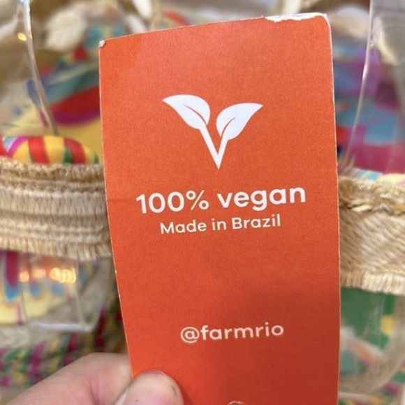 NWT Farm Rio Colorful Toucans Flatform Raffia Velcro Sandal, Size 7. - Picture 10 of 11